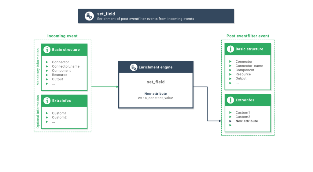 Enrichment actions set field