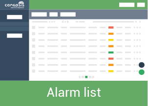Canopsis Features - Alarm list