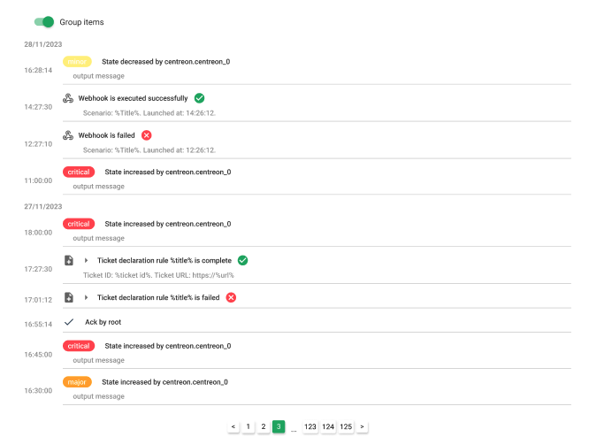 Timeline makeover - Grouping of stages