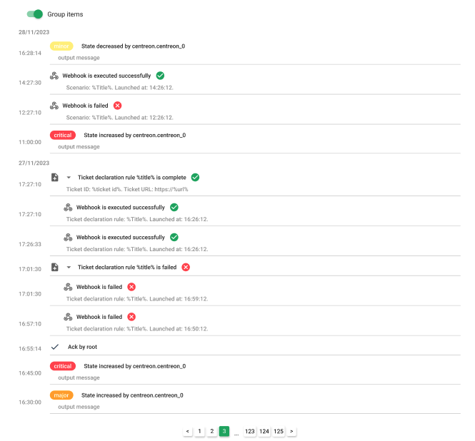 Timeline makeover - Grouping of stages 2