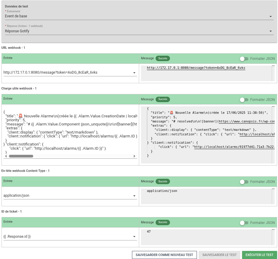 Résultat template studio templates Gotify Canopsis 25.10 Canopsis v25.10