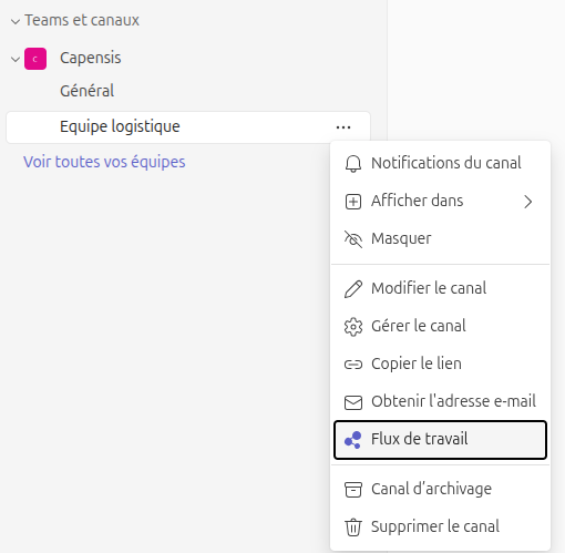 Teams - Configuration 1