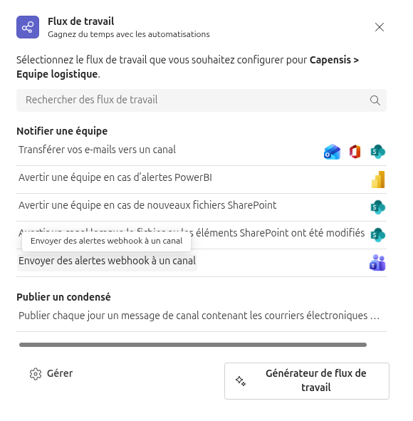 Teams - Configuration 2